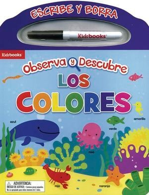 Imagen 1 de 1 de Colores Escribe Y Borra. Observa Y Descubre / Pd. (incluye P