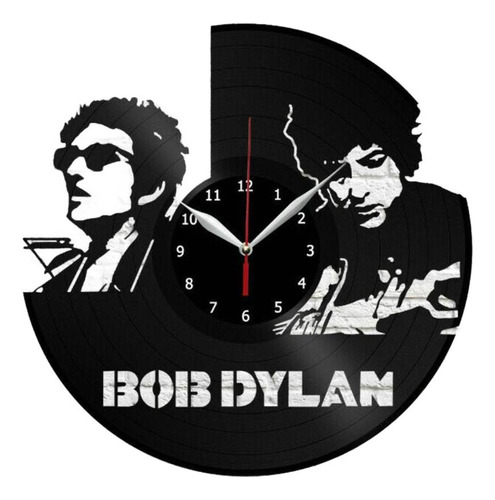 Reloj Corte Laser 2173 Bob Dylan Siluetas