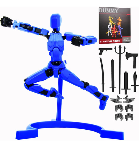 Figura De Acción Creativa T-13 Con Soporte Para Pose, Juegos