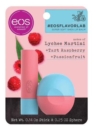 Kit Eos Lip Balm Lychee Martini