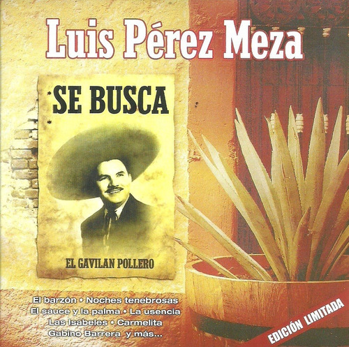 Luis Pérez Meza Se Busca | Cd Música Nueva