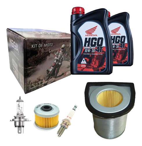 Kit Service Honda Cbx250 Twister Filtros Lamp  Bujia Aceite