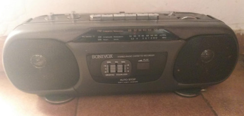 Radio/casettera Sonivox - Funcionando!