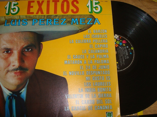 Luis Perez Meza-disco De Acetato-