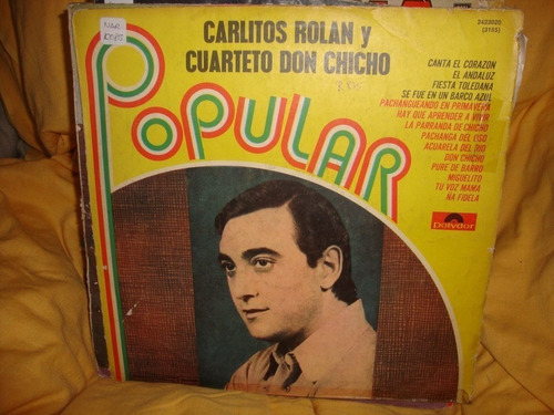 Vinilo Carlitos Rolan Cuarteo Don Chicho Popular C2