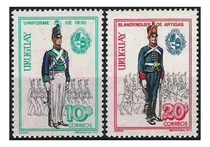 Comprar Uniformes Militares - Uruguay 1972 - Serie Mint - Yv 838-9