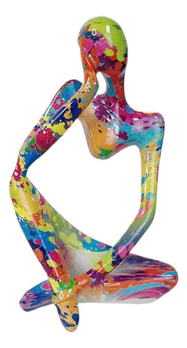 Escultura De Arte Abstrata Thinker, Estatueta De Pessoas, Ar