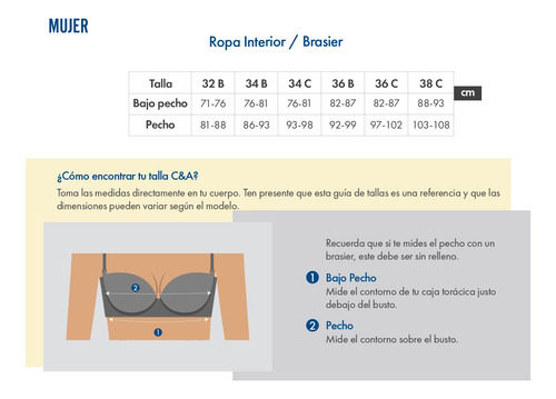 Imagen 6 de 6 de Bra Deportivo Seamless De Mujer C&a (3025777)