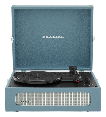 Crosley Cr8017b-wb Voyager Vintage Portable Vinyl Playtable 