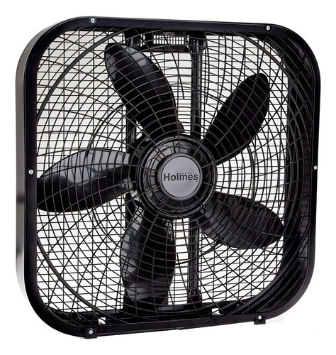 Ventilador de piso Holmes HBF2001D con 5 palas color negro estructura color negro, 50.8cm de diámetro 127V