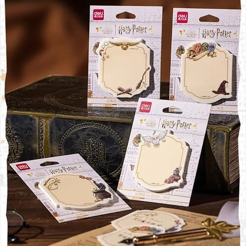 Post It, Notas Adhesivas Harry Potter Paquete Con 4 Modelos