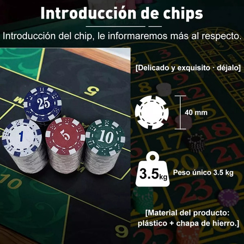 Texas Hold'em Classic Set, 200 Fichas De Póquer