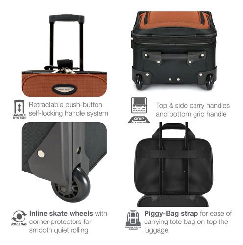Set De Equipaje Travel Select Amsterdam Expandible De 8 Piez