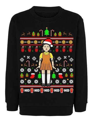 Sudadera Ugly Sweater El Juego Del Calamar Navideña + Regalo