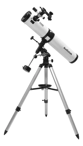 Telescopio Astronomico Profesional Reflector 900mm 225x Color Blanco