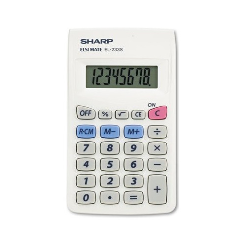 Calculadora Básica Calculadoras Sharp El-233sb Calculadora D
