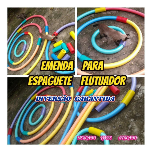 Boia Espaguete Macarrão Flutuador Para Piscina Kit 05+brinde