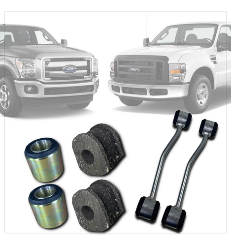 Kit F250/f350 4x4 Bucha Braço +bieleta +bucha Estabilizadora