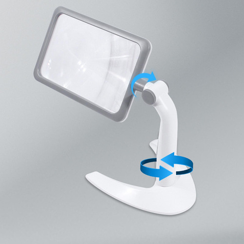 Lupa Com Luz Led Para Artesanato E Leitura Diária