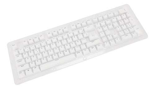 Teclado Brasileño Con Teclas Blancas Y Translúcidas De 110 T