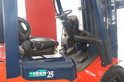 Autoelevador Heli 2500 Kg Okm Motor Isuzu Diesel Green