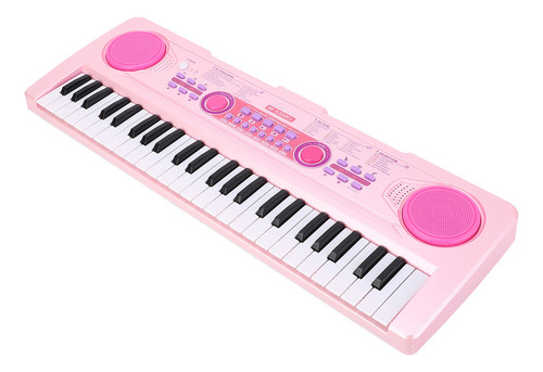 Teclado De Piano Para Niños De 49 Teclas, 100 Ritmos Y Tonos