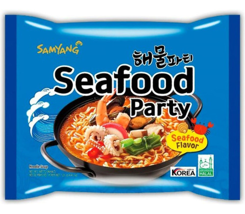 Sopa instantánea Seafood Party sabor casuela de mariscos 1pz