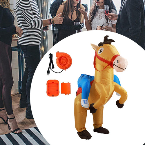 Disfraz Inflable Para Montar A Caballo Para El Festival De