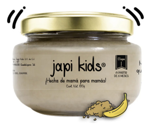 Japi Kids Mrs. Quintano (quinoa, Plátano)