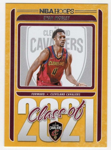 Evan Mobley Rc Panini Hoops Clase De 2021 2 Novato Nm+-mt+ N