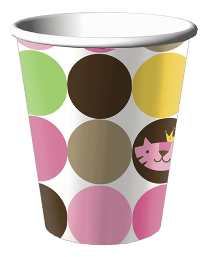 Queen Of The Jungle Paper Cups 8ct