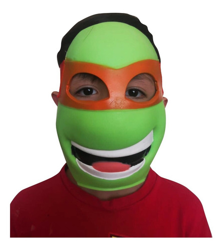 Máscara Tortugas Niños Naranja