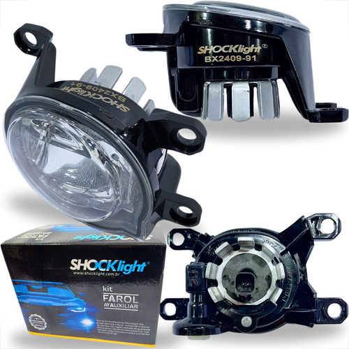 Kit Farol Milha Yaris 22 À 25 Full Led Botao Modelo Original