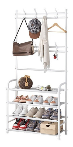 Perchero Rack Closet Ropero Zapatera Organizador Portátil