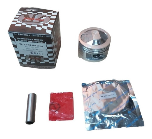 Kit Piston Zanella Rx 150 Gilera Vc 150 Alta Compresion Varilleros