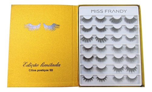 Cílios Postiços 5d 14 Pares Ed.limitada Miss Frandy C191250 