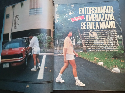 Gente 1231 Sabatini Stewart Scioli Menem Hudson 1989 23/2 E