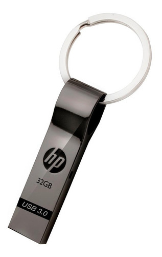Pen Drive 32 Gb Usb 3.0 Hp X785w Chaveiro Prata