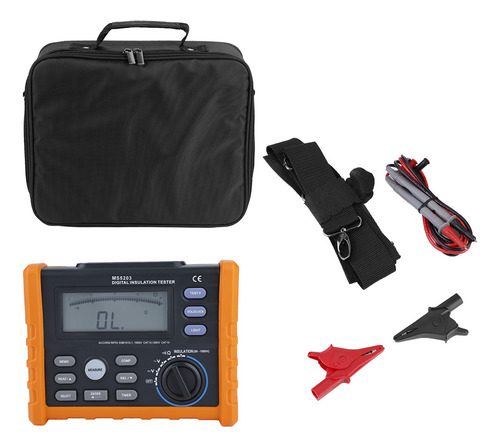 Probador De Aislamiento Peakmeter Ms5203 Digital Y Analógico