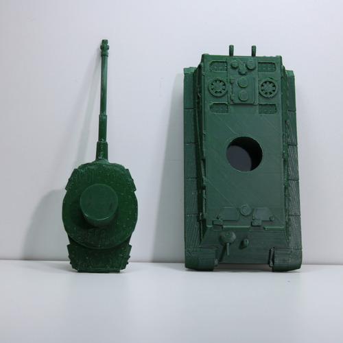 Miniatura Tanque De Guerra Tiger 2 Alemão - Inform 3d