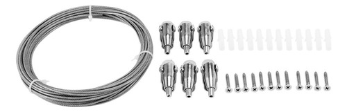 Cuerda De Alambre De Acero Inoxidable De 5 X 10 M, Acero Rev