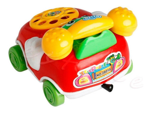 1 Brinquedo Telefone Carrinho Bebê Infantil Toque Som