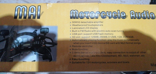 Radio Moto Impecable A Estrenar