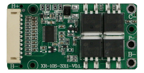 Proteção De Carga De Bateria De Lítio Bms 10s 36v 15a 18650