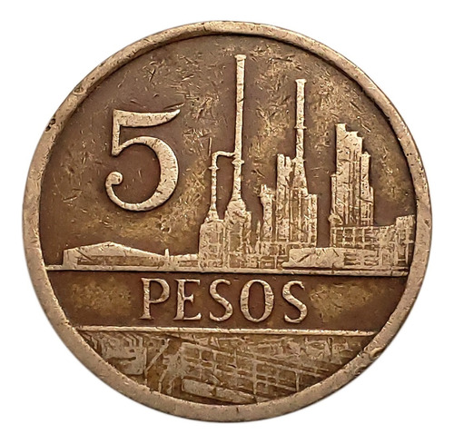 Moneda 5 Pesos 1981 Colombia Policarpa Pieza 2716