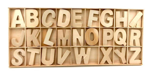 Letras En Mdf 5.5 Cm De Alto 104 Letras - Decoración