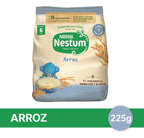 Alimento Nestum Arroz Sin Azúcar 225 G