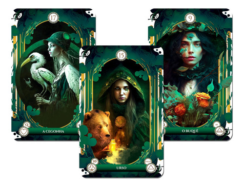 Kit Tarot Bruxas Mistérios + Toalha Mandala Roda Astrológica