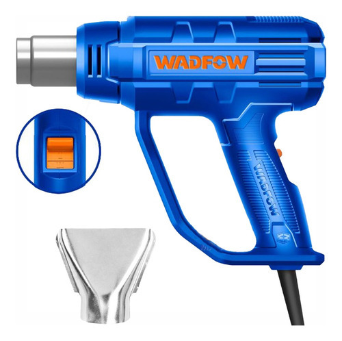 Pistola De Calor 1800w Wadfow WHG1514 Azul