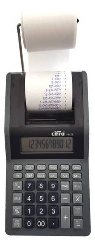 Calculadora Cifra Pr-26 Color Gris oscuro
